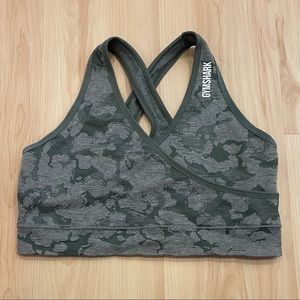 GYMSHARK Adapt Camo Seamless Sports Bra
